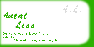 antal liss business card